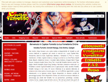 Tablet Screenshot of capitanfumetto.com